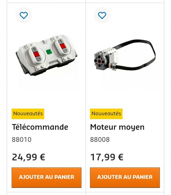 Télécommande et moteur M