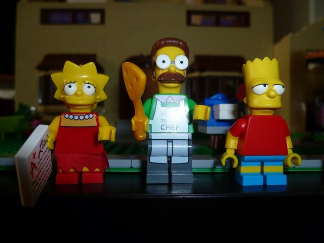 Lisa, Flanders et Bart